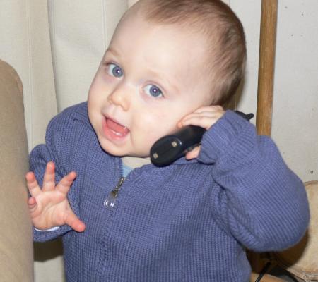 je téléphone à mon papa...